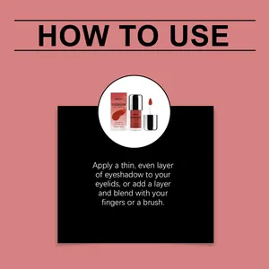 Comprehensive step-by-step usage guide for Zephoco sparkling red liquid eyeshadow