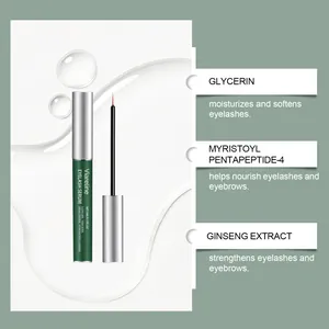 Detailed view of Viareline Eyelash Serum with Glycerin and Ginseng Extract for lash growth