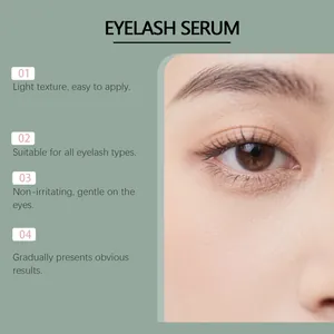 Close-up of human eye showing eyelash serum effects and gentle formula benefits