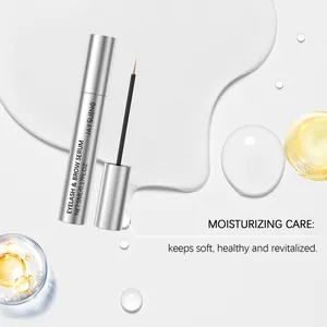 Detail von JAYSUING Wimpern- und Brauenserum mit Applikator und flüssiger Textur
