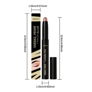 Detaillierte Größenübersicht für Zephoco wischfesten Lidschatten-Stick in Roségold