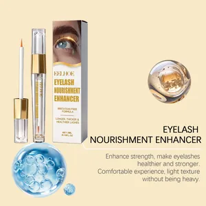 EELHOE eyelash nourishment enhancer serum with 3ml tube and packaging box details.