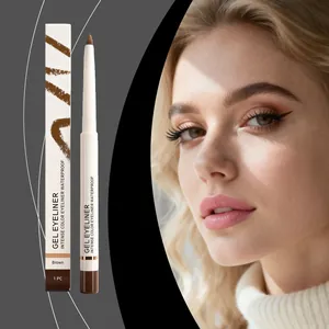 Matte Waterproof Gel Eyeliner Pencil Long Lasting Smudge Proof Smooth Natural Eye Makeup Eyeliner For Women