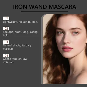 Detailed view of waterproof mascara results on model eyes with long-lasting benefits