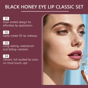 Nahaufnahme des lebendigen Lippenstifts und des professionellen 3D-Make-up-Effekts am Modell