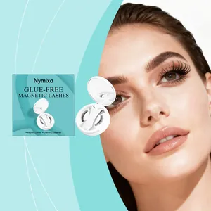 Set professionale di ciglia finte magnetiche Nymixa con specchio e ciglia ricci