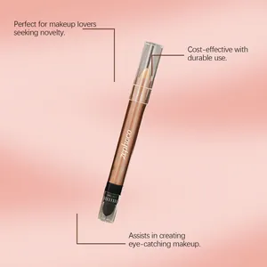 Détail de l'ombre à paupières stick double embout doré champagne zephoco scintillant