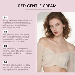 Πλεονεκτήματα της βάσης ματιών Red Gentle για λεία περιγράμματα και ενυδάτωση δέρματος.