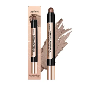 Crayon à Paupières Nacré Brun Champagne Stylo Ombre à Paupières Miroitant Lisse Sans Bavure Longue Durée Maquillage Crémeux