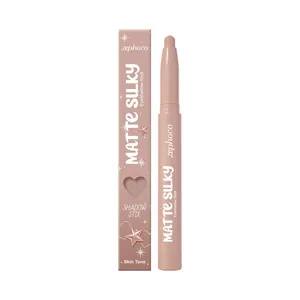 Zephoco Matte Silky Eyeshadow Stick in Skin Tone shade with professional packaging