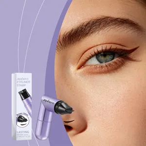Close-up of zephoco waterproof eyeliner stamp in brown featuring a dual-ended design
