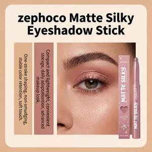 Rose gold matte silky eyeshadow stick for a long-lasting and smudge-proof daily look