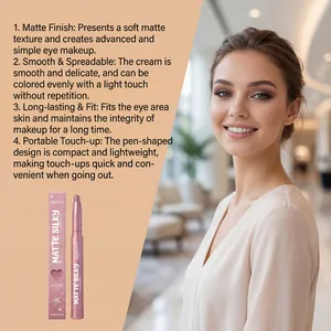 Zephoco matte silky eyeshadow stick in rose gold for a smooth and natural makeup look