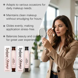 Professional Lumavire waterproof eyeliner stamp with precise applicator and dual color options