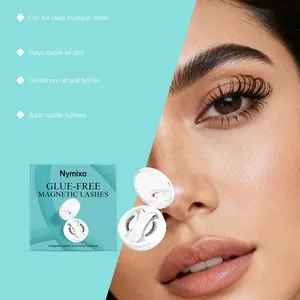 Kit di ciglia finte magnetiche Nymixa senza colla per un look naturale e voluminoso