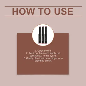 Instrucciones de uso para las sombras en crema Zephoco para un maquillaje sencillo