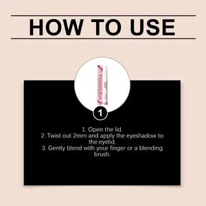 Anleitung zum Auftragen des Zephoco Lidschattenstifts in Nude-Pink