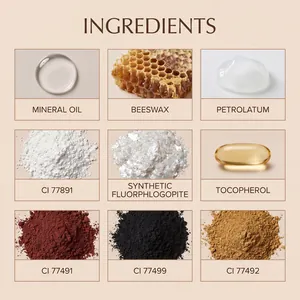 Detailed breakdown of safe cosmetic ingredients for Zephoco shining eyeshadow palette