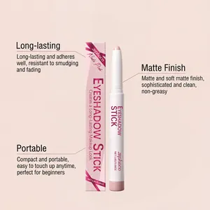 Zephoco nude-rosa matter Lidschattenstift mit langanhaltendem und tragbarem Design