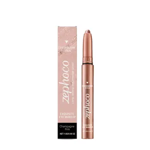 Langanhaltender Zephoco Schimmer Lidschattenstift in Champagner-Rosa für Augen-Make-up