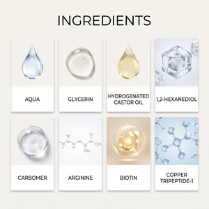 Detaillierte Inhaltsstoffliste für Wimpernserum mit Biotin und Kupfer-Tripeptid-1