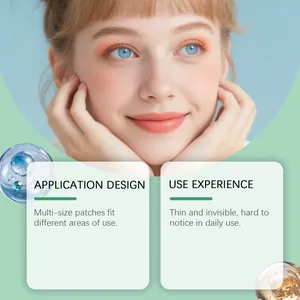 Parches de cuidado de piel finos e invisibles con diseño multi-tamaño para uso facial.
