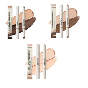 Set professionale di ombretti in stick 2-in-1 Zephoco con texture opache e brillanti