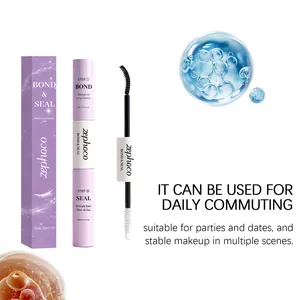 Close-up of zephoco waterproof double-ended eyelash glue for daily commuting