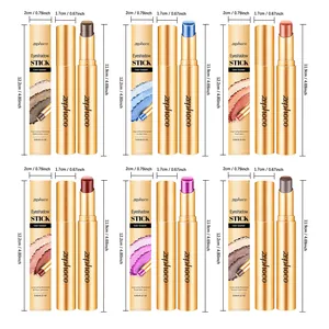 Dimensioni dettagliate e 6 tonalità di ombretti stick sfumati zephoco a lunga durata e resistenti