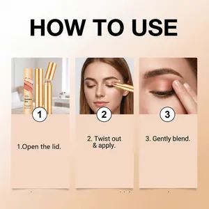 Schritt-für-Schritt-Anleitung zum Auftragen des schimmernden Lidschattenstifts für einen Look