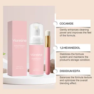 Détails des ingrédients de la mousse shampooing cils VIARELINE, bienfaits cocamide EDTA