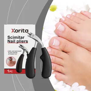 Professionelle Gebogene Nagelzange Mit Breiter Backe Edelstahl Scharfe Krummsäbel Zehennagelknipser Mit Ergonomischem Rutschfestem Griff Für Dicke Nägel Pediküre Maniküre Werkzeuge