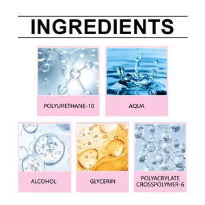 Gedetailleerde ingrediëntenlijst voor nagellijm met Glycerine en Aqua
