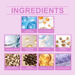 Detailed overview of the natural and chemical ingredients in the nail essence pen.