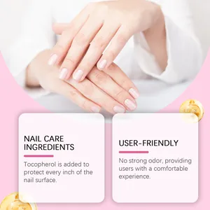 Gentle nail care ingredients and odor-free user experience for professional manicured nails
