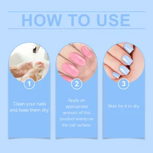 Detailed step-by-step instructions for using nourishing nail care liquid effectively