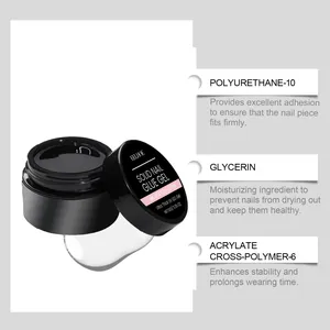 Detalles de los ingredientes y los beneficios del gel de pegamento de uñas EELHOE