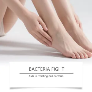 Close-up of healthy nails and feet illustrating the antibacterial benefits of nail care
