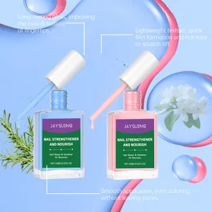 JAYSUING nail strengthener and nourish set with blue and pink bottles for daily nail care