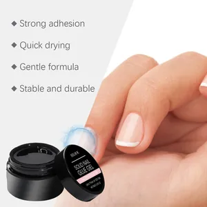Pegamento de uñas sólido EELHOE profesional para extensiones UV LED, bote de 10g
