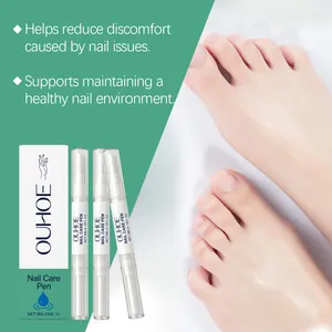 OUHOE nail care pen set for healthy hand and foot nails in professional detail view