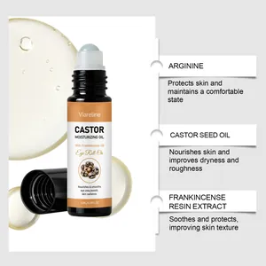 Detalle del roll-on de ojos con aceite de ricino e incienso para el cuidado