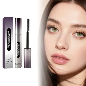 Professional Feather Lash Iron Wand Mascara Black Waterproof Long Lasting Lengthening Curling Smudge Proof Eye Makeup Women