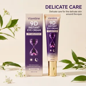 Αντιγηραντική κρέμα ματιών Viareline 9D με κομψό σχεδιασμό συσκευασίας