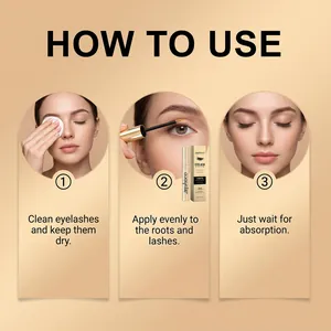 Anleitung in drei Schritten zur Anwendung des Zephoco Wimpernserums für Pflege