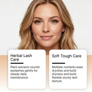 Professionelle Nahaufnahme von langen Wimpern für das zephoco Wimpernpflegeserum