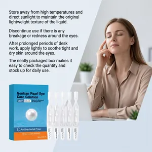Solución ocular suave con 5 ampollas monodosis e instrucciones de almacenamiento