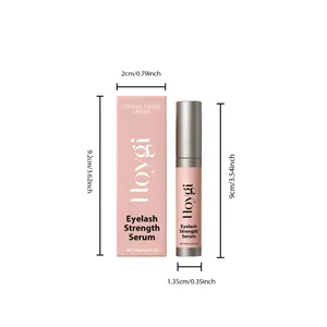 Detaillierte Maße und Verpackung des HOYGI Eyelash Strength Serums für volle Wimpern