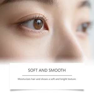 Makro-Detailaufnahme der Wimpern zeigt weiche und glatte Textur für Wimpernpflege