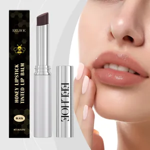 EELHOE Balsamo Labbra Colorato al Miele Idratante Riparatore Nutriente Rossetto Nero Per Labbra Screpolate Cura Bellezza Donna